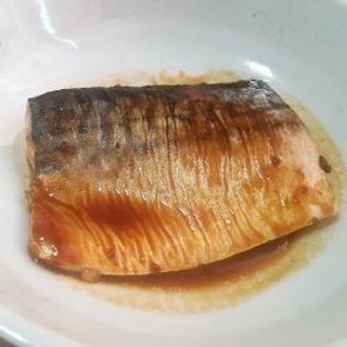 焼き鯖の味噌煮